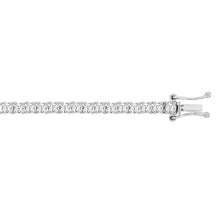 Load image into Gallery viewer, LADIES BRACELET 5CT ROUND DIAMOND 14K WHITE GOLD
