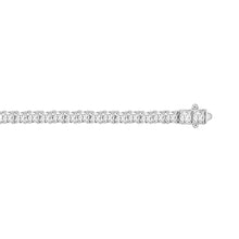 Load image into Gallery viewer, LADIES BRACELET 5CT ROUND DIAMOND 14K WHITE GOLD
