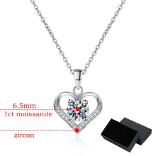 Load image into Gallery viewer, Moissanite 1CT Heart Wedding Necklace for Women
