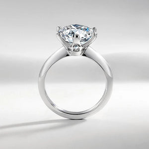 Moissanite 3CT Diamond Engagement Ring 925 Silver Wedding