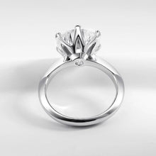 Load image into Gallery viewer, Moissanite 3CT Diamond Engagement Ring 925 Silver Wedding
