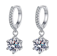 Load image into Gallery viewer, Moissanite 0.5CT 1CT Drop Earring for Women Diamond Wedding Jewelry
