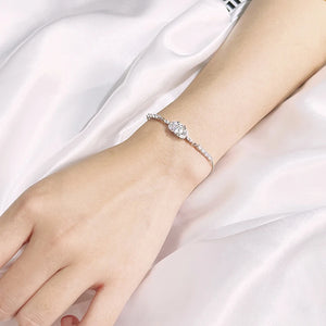 Moissanite 1CT Bracelets for Women Adjustable Bracelet Girls Birthday