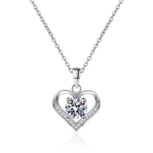 Load image into Gallery viewer, Moissanite 1CT Heart Wedding Necklace for Women
